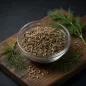 Preview: Ganze Dillsamen in Nahaufnahme – klassisches Gewürz für Gurken, Brot, Fisch und Eingelegtes von Charaf Gewürze Berlin