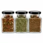 Preview: Arrabbiata, Pizzagewürz und Oregano in Glasbehältern von Charaf Gewürze Berlin
