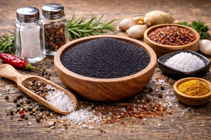 Hawaiianisches Black Lava Salz 100 g – Charaf Gewürze Berlin