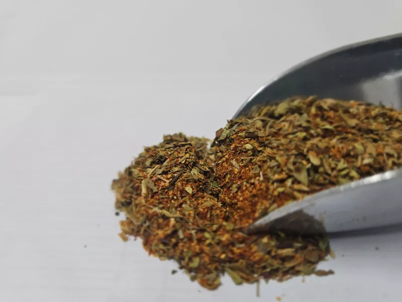 Pizza Gewürzmischung – grün-rot-goldene Gewürzmischung mit Paprika, Oregano, Knoblauch, Basilikum, Thymian & mehr für perfekte Pizza