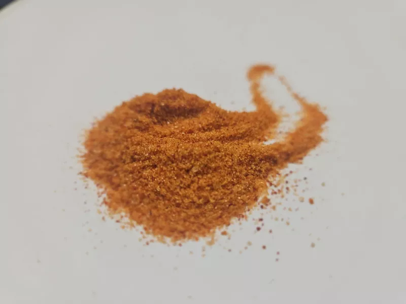 Pommessalz Gewürzzubereitung – rote-orange Gewürzmischung mit Paprika, Zwiebel & Salz für goldgelbe, knusprige Pommes und Frittiertes