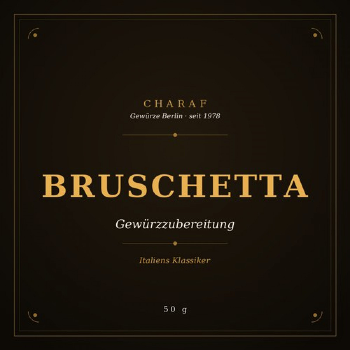 Bruschetta Gewürzmischung 50 g – Charaf Gewürze Berlin