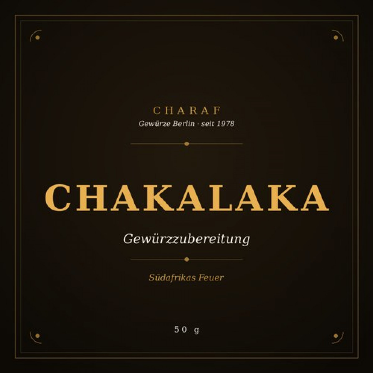 Chakalaka Gewürzmischung 50 g – Charaf Gewürze Berlin