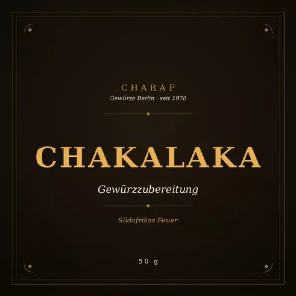 Chakalaka Gewürzmischung 50 g – Charaf Gewürze Berlin