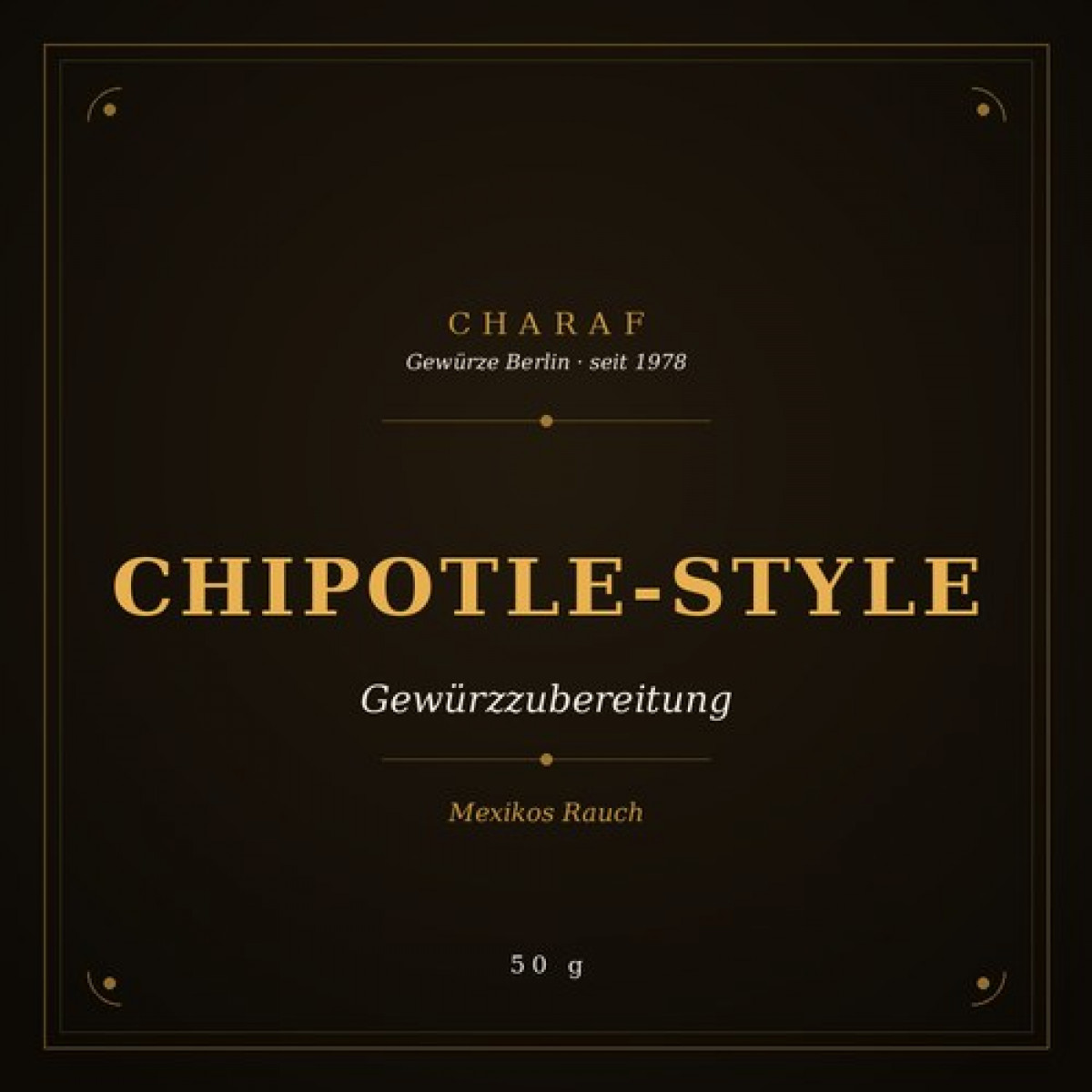 Chipotle-Style Gewürzmischung 50 g – Charaf Gewürze Berlin