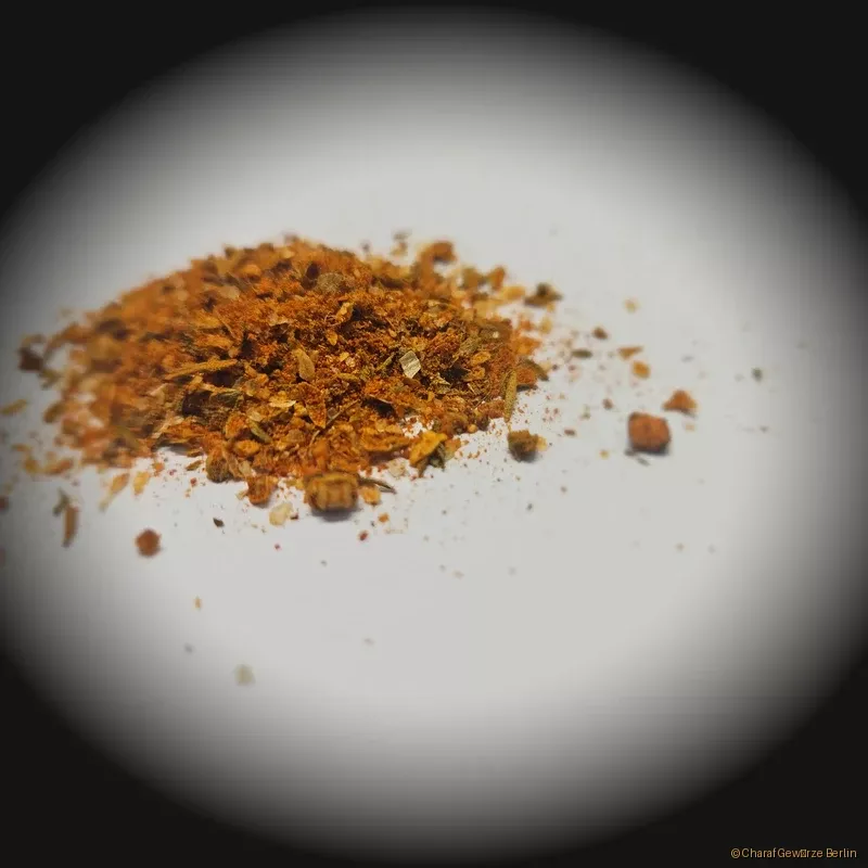 Preview: Döner Gewürzzubereitung – rote-braune Gewürzmischung mit Paprika, Knoblauch, Zitronenschalen, Kräutern & Cumin für saftiges, würziges Döner-Fleisch