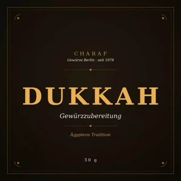 Dukkah Gewürzmischung 50 g – Charaf Gewürze Berlin