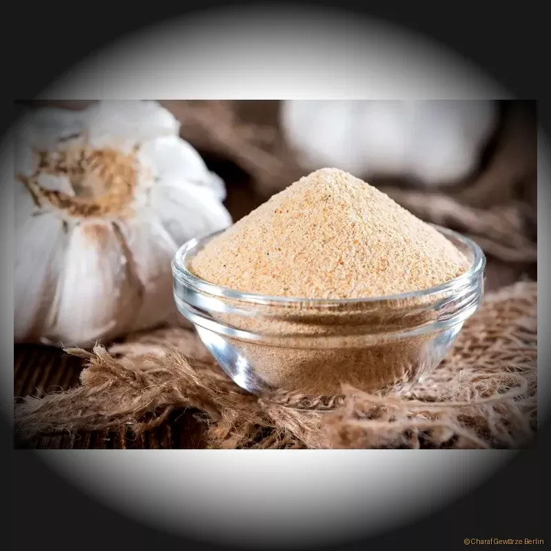 Knoblauchgranulat – fein granuliertes, hellgelbes Knoblauch-Granulat mit intensivem Aroma und gleichmäßiger Körnung