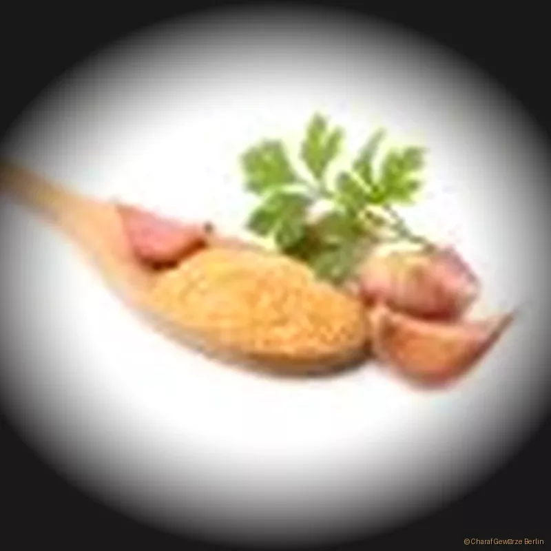 Preview: Knoblauchgranulat – fein granuliertes, hellgelbes Knoblauch-Granulat mit intensivem Aroma und gleichmäßiger Körnung