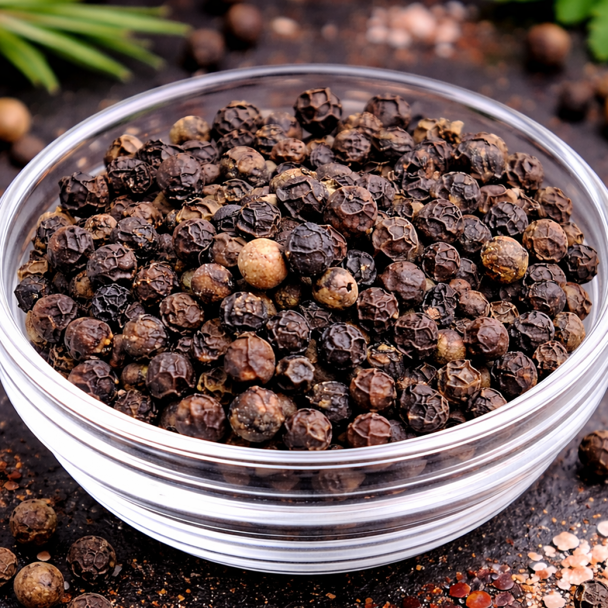 Preview: Schwarzer Pfeffer geschrotet – intensives Pfefferaroma