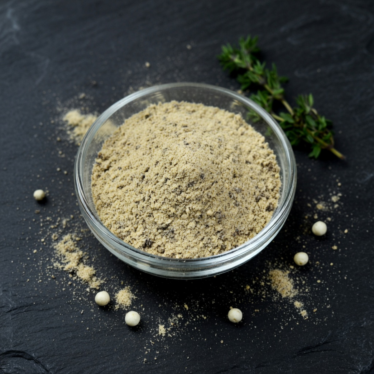 Weißer Pfeffer ganz oder gemahlen 100 g – Charaf Gewürze Berlin