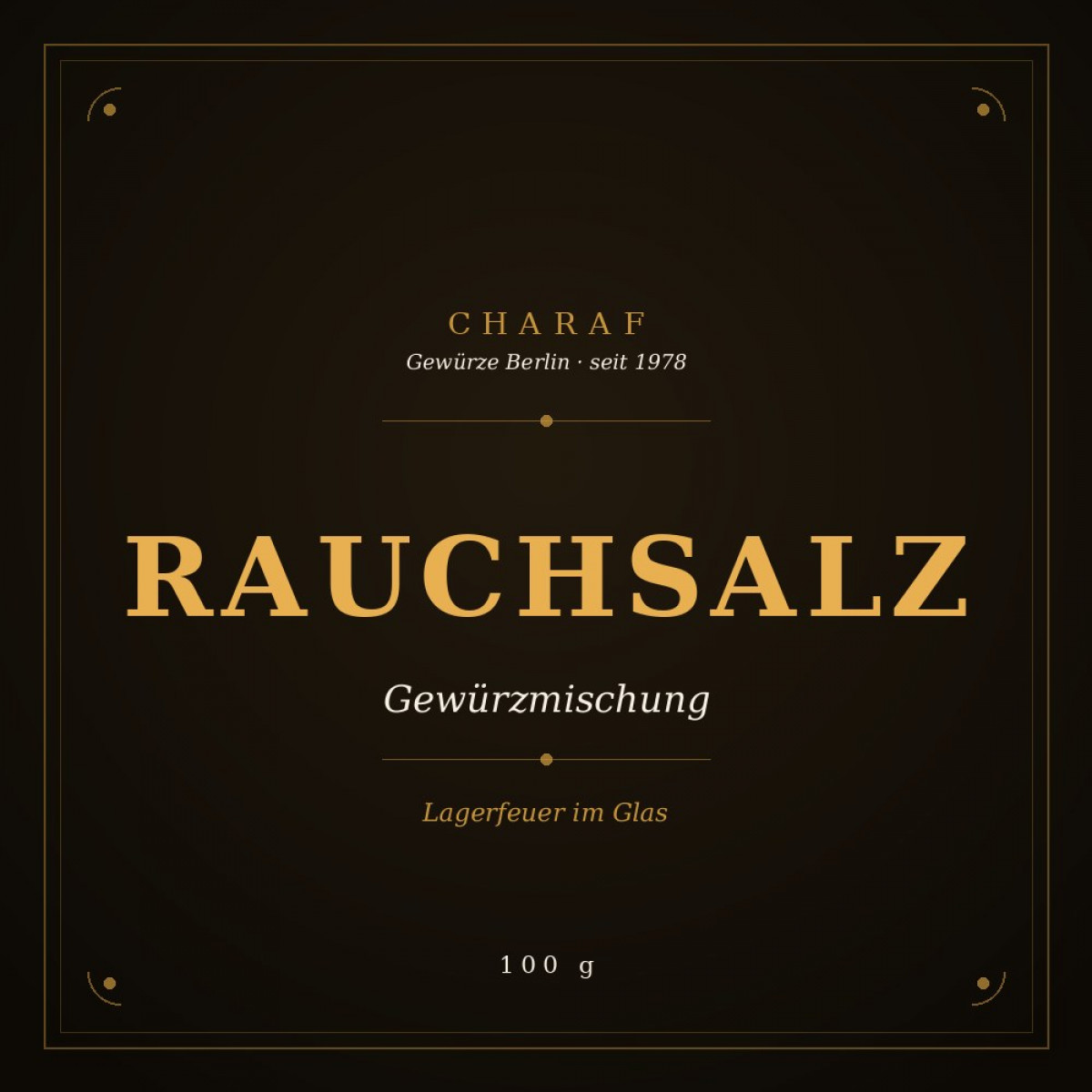 Rauchsalz Gewürzmischung 100 g – Charaf Gewürze Berlin