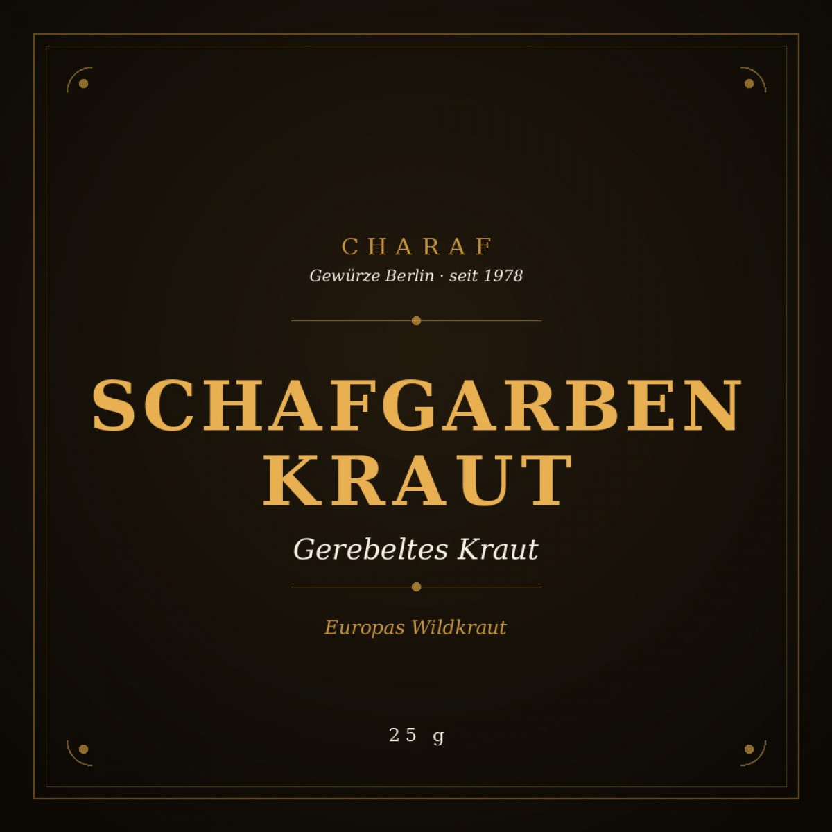 Schafgarbenkraut 25 g – Charaf Gewürze Berlin