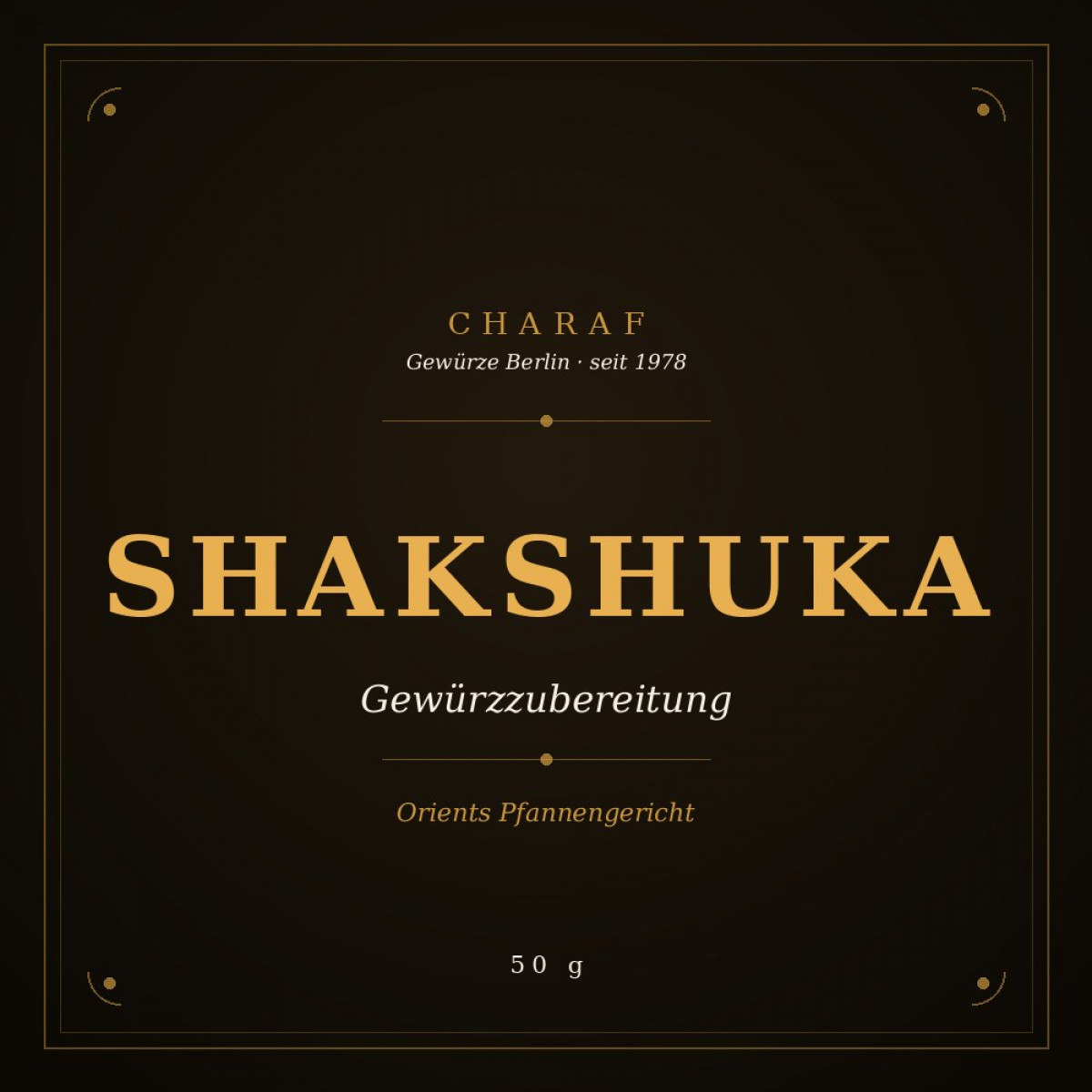 Shakshuka Gewürzzubereitung 50 g – Charaf Gewürze Berlin