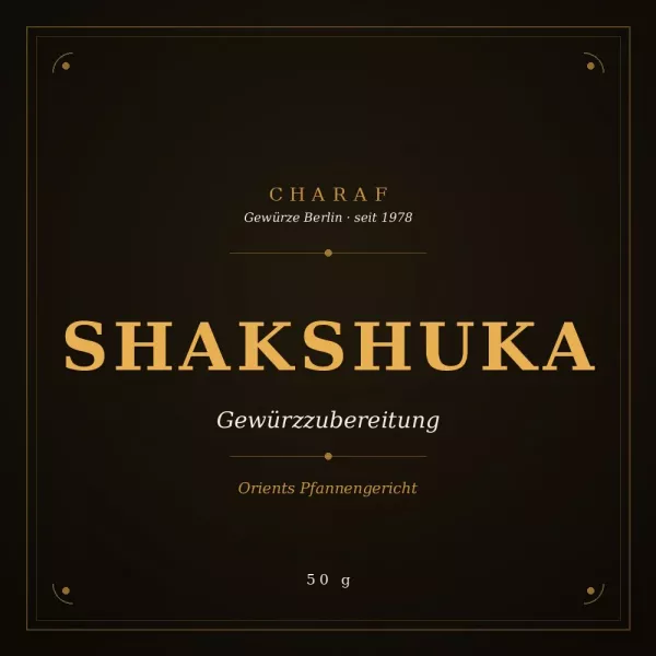 Shakshuka Gewürzzubereitung 50 g – Charaf Gewürze Berlin