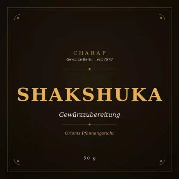 Shakshuka Gewürzmischung 50 g – Charaf Gewürze Berlin