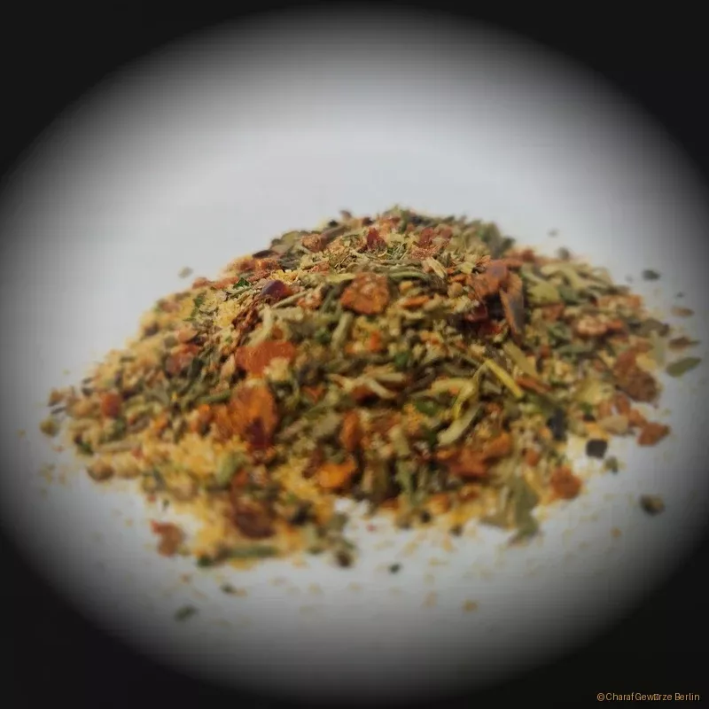 Steakgewürz – rote-grüne Gewürzmischung mit Paprika, Knoblauch, Zwiebeln, Kräutern & Pfeffer für saftiges, aromatisiertes Steak vom Grill