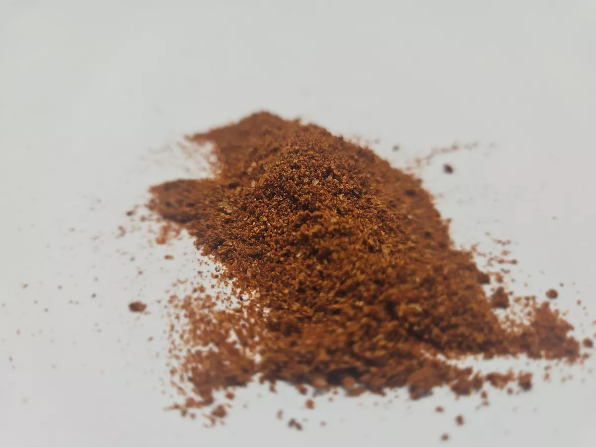 Schawarma Gewürzzubereitung – rote-braune Gewürzmischung mit Chillies, Paprika, Cumin, Knoblauch & Oregano für saftiges, würziges Schawarma-Fleisch