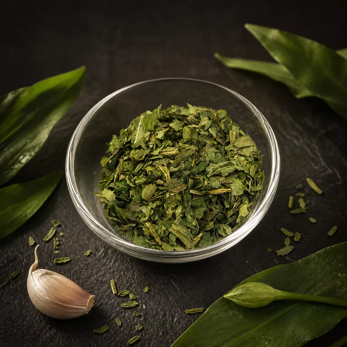 Getrockneter Bärlauch – aromatisches Kräutergewürz