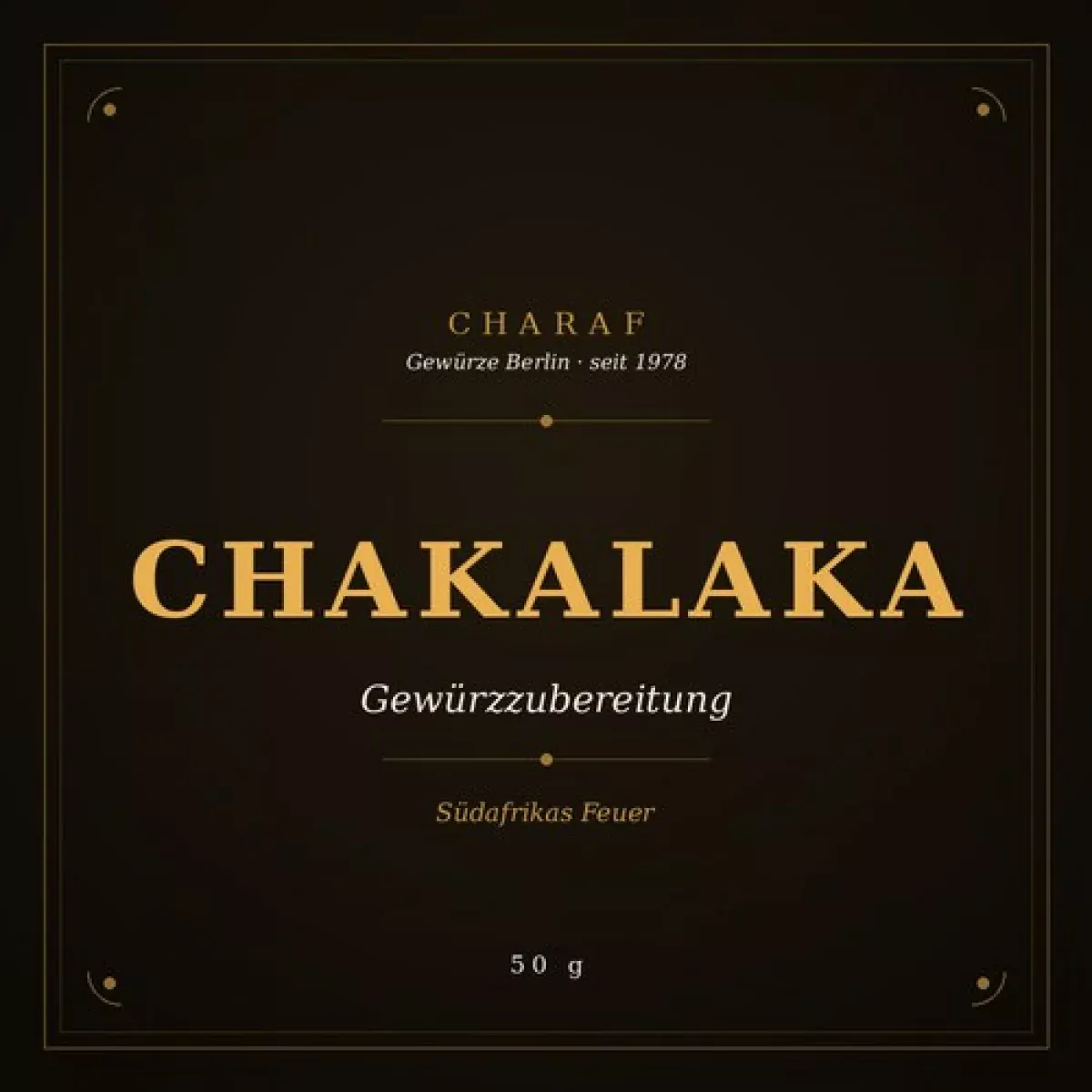 Chakalaka Gewürzmischung 50 g – Charaf Gewürze Berlin
