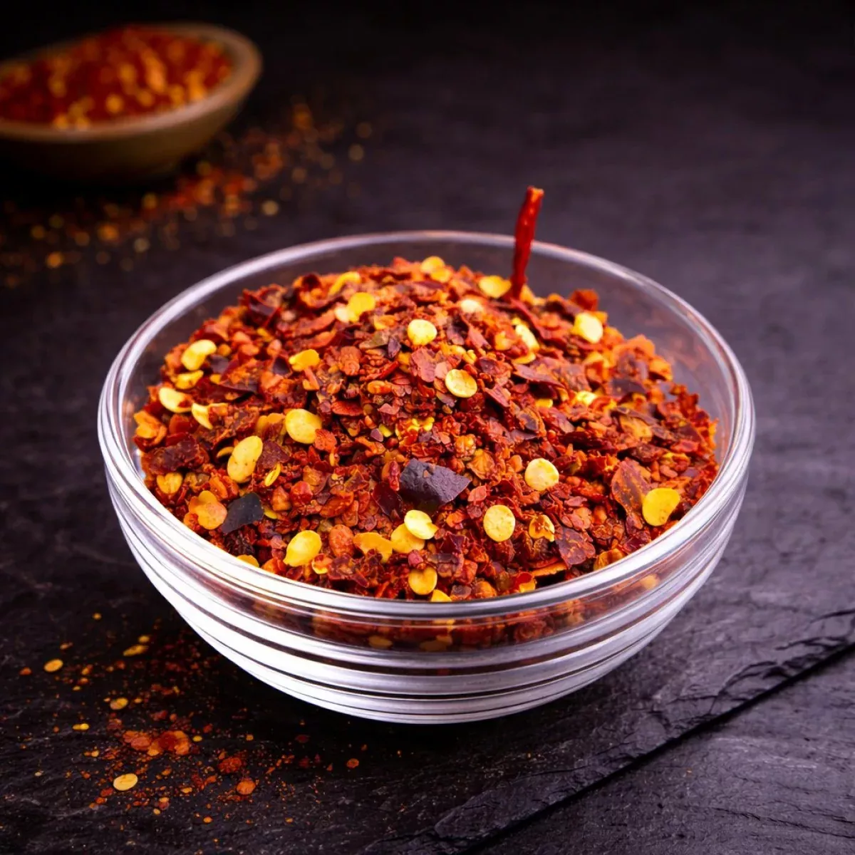 Chili geschrotet ohne Kerne 80 g – mildes Chili-Aroma