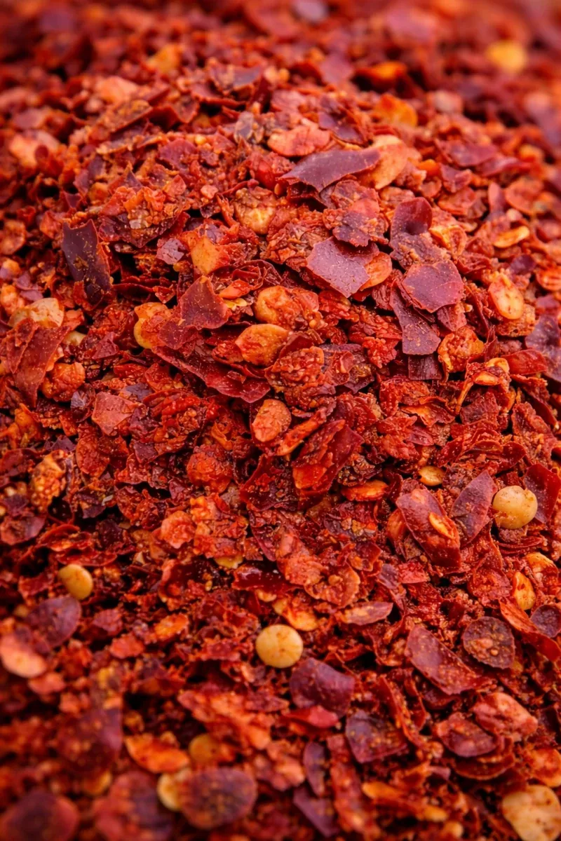 Chili geschrotet mit und ohne Kerne im Vergleich – Charaf Gewürze