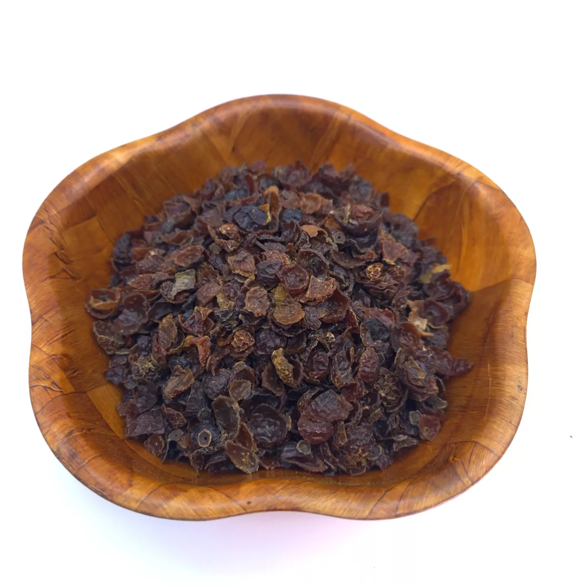 Hagebuttenschalen – leuchtend rote, getrocknete Hagebuttenschalen mit fruchtig-herbem Aroma und hohem Vitamin C-Gehalt