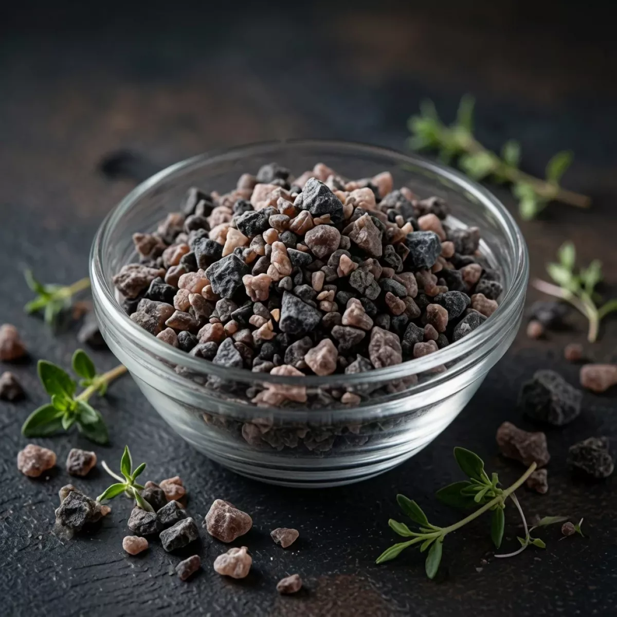 Kala Namak Schwarzsalz mit schwefelig-eiartiger Note für veganes Rührei und Chaat