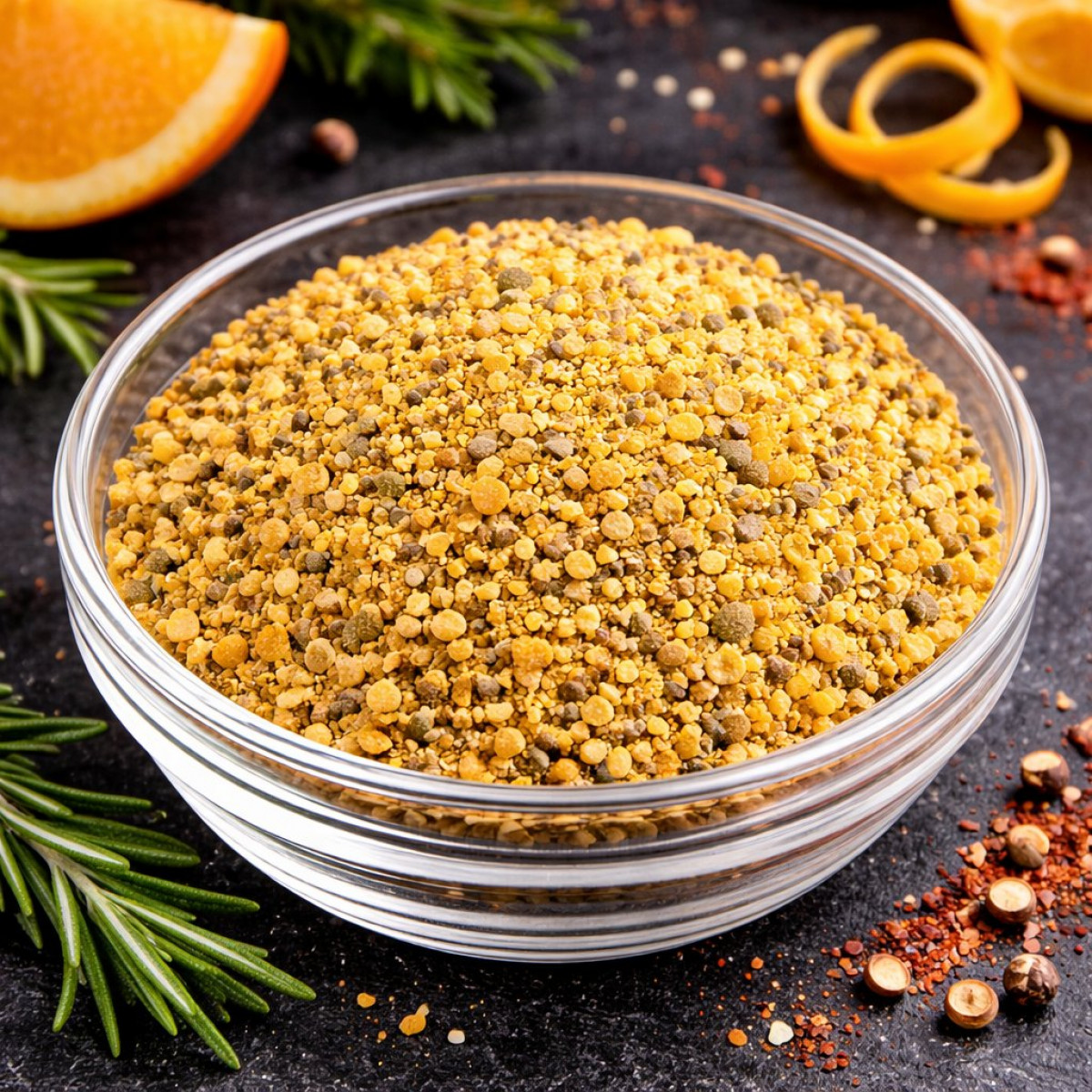 Pfeffer mit Orangenschalen Gewürzmischung