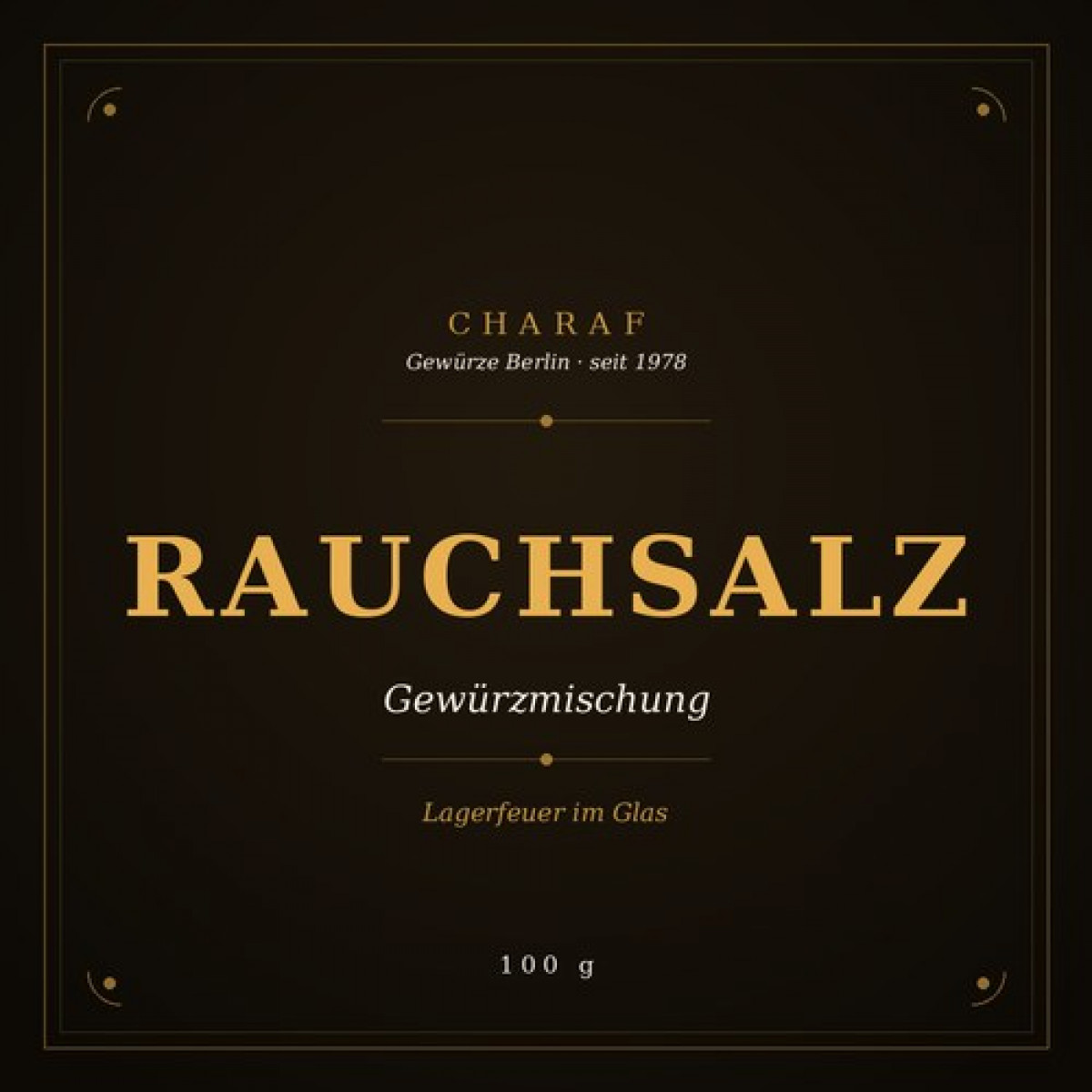 Rauchsalz Gewürzmischung 100 g – Charaf Gewürze Berlin