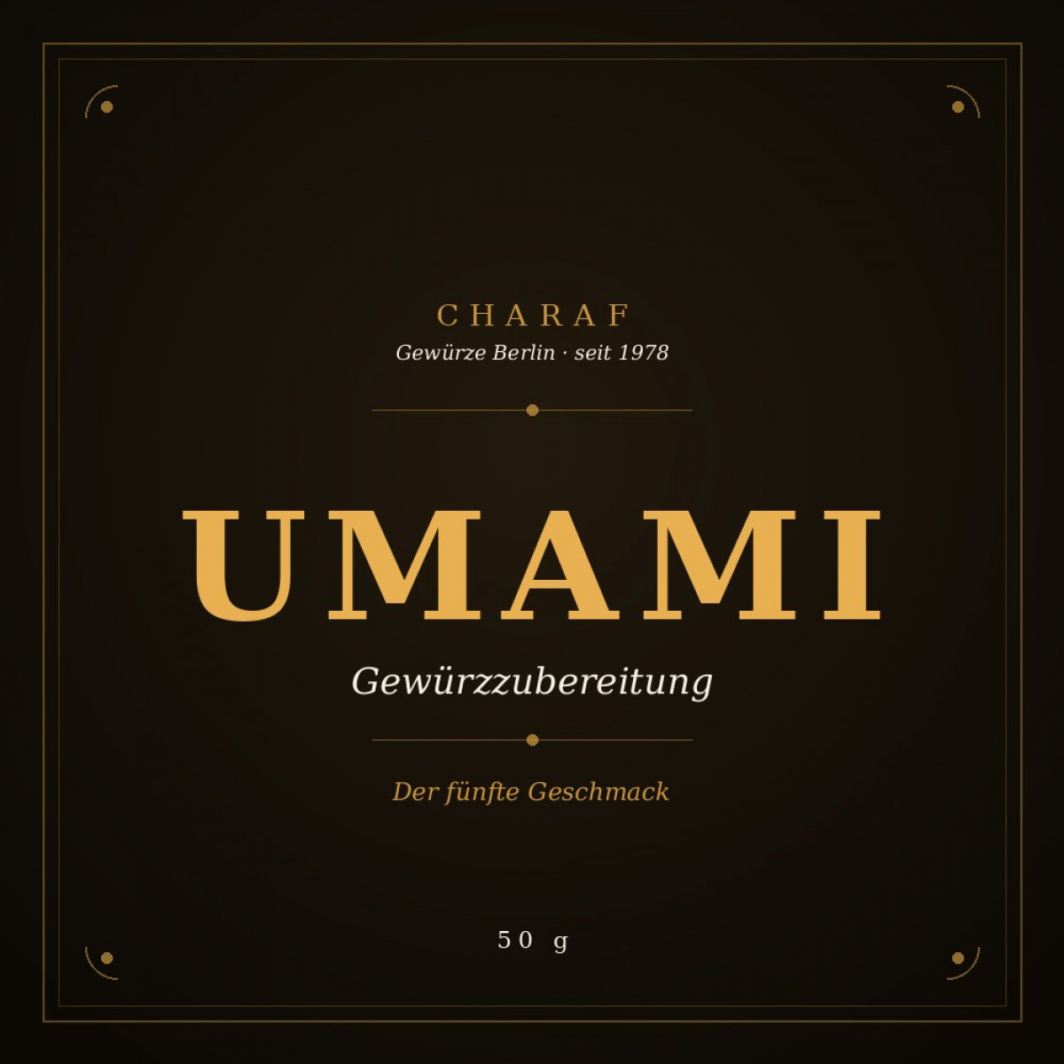 Umami Gewürzzubereitung 50 g – Charaf Gewürze Berlin