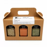 Smokey Joe Geschenkbox mit Steakgewürz, Chimichurri und Cajun von Charaf Gewürze Berlin